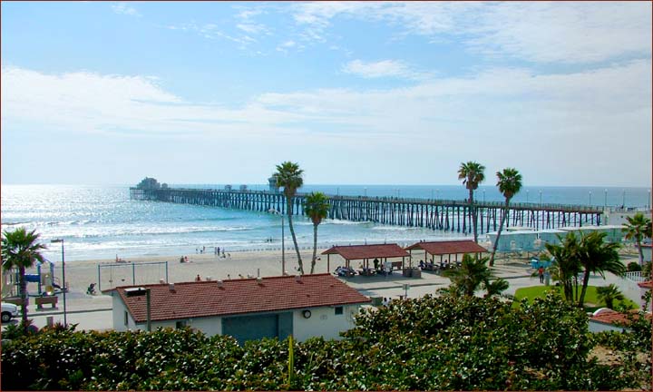 Oceanside Pier from a distance